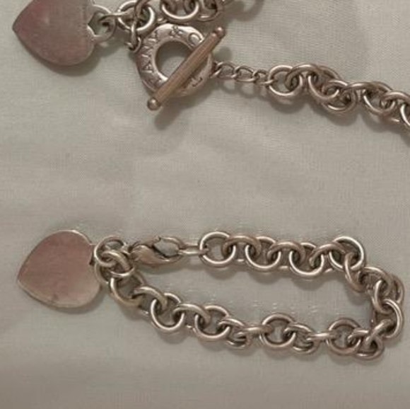Tiffany Heart Choker and Bracelet - Picture 2 of 3